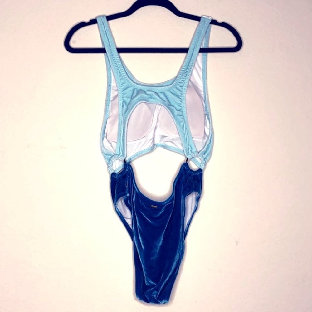 VS PINK ONE PIECE VELVET SWIMSUIT - Picture 2 of 2